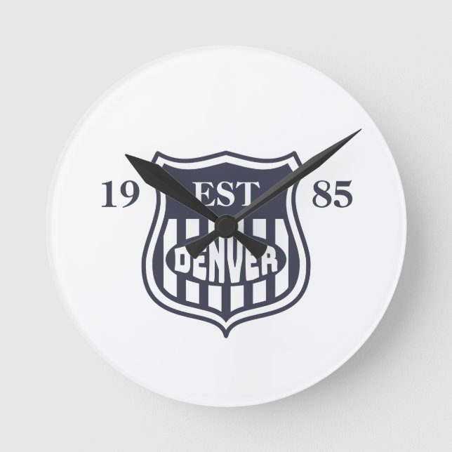Denver Round Clock (Front)