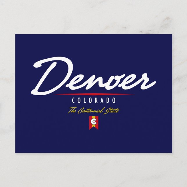 Denver Script Postcard (Front)