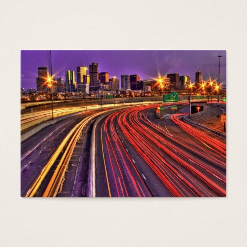 Denver Skyline Business Card