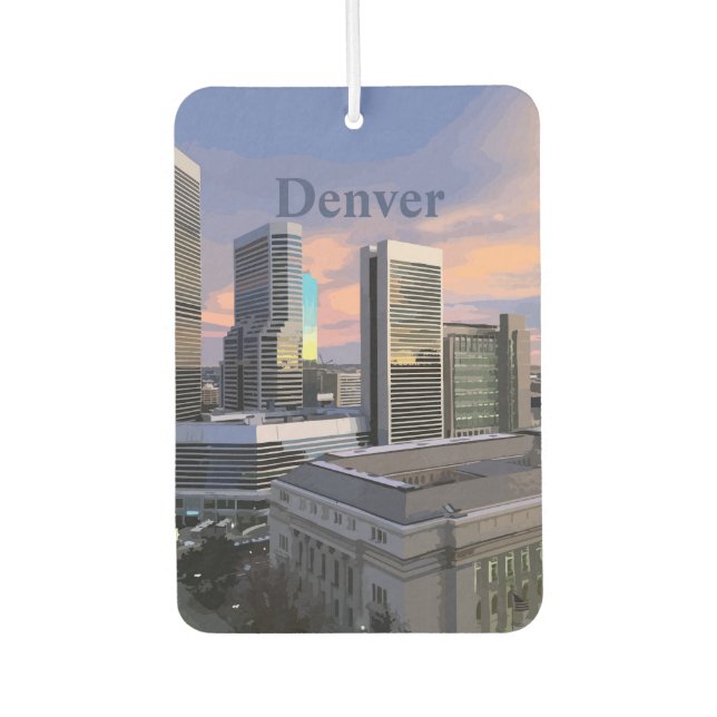 Denver Skyline Air Freshener (Front)
