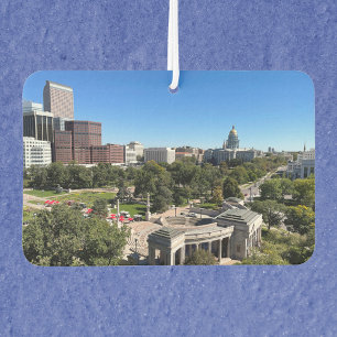 Denver Skyline Colorado Capitol Building Photo Air Freshener