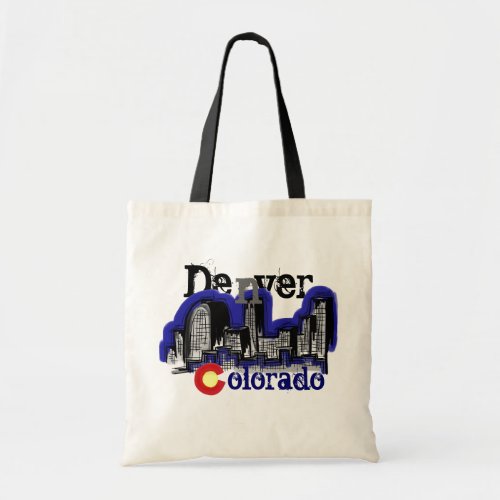 Denver Skyline reusable bag