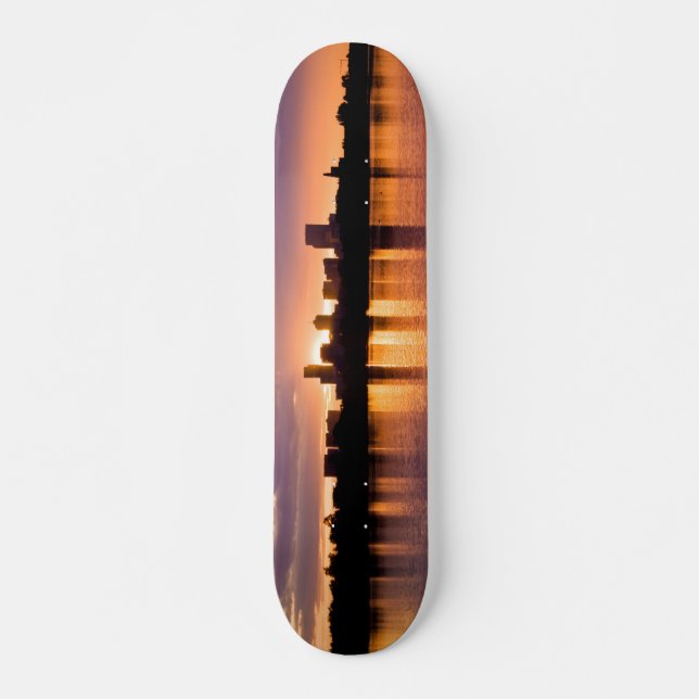 Denver Skyline Skateboard Deck (Front)