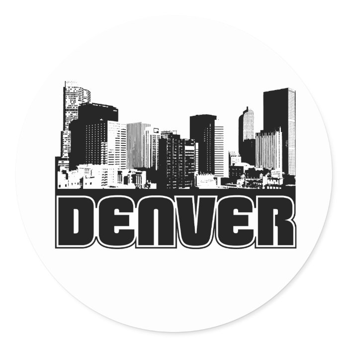 Denver Skyline Sticker
