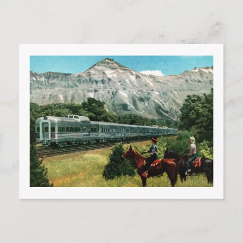 Denver Zephyr Train Postcard