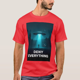 Deny EverythingThe XFiles poster S02E06 1994 girl T-Shirt