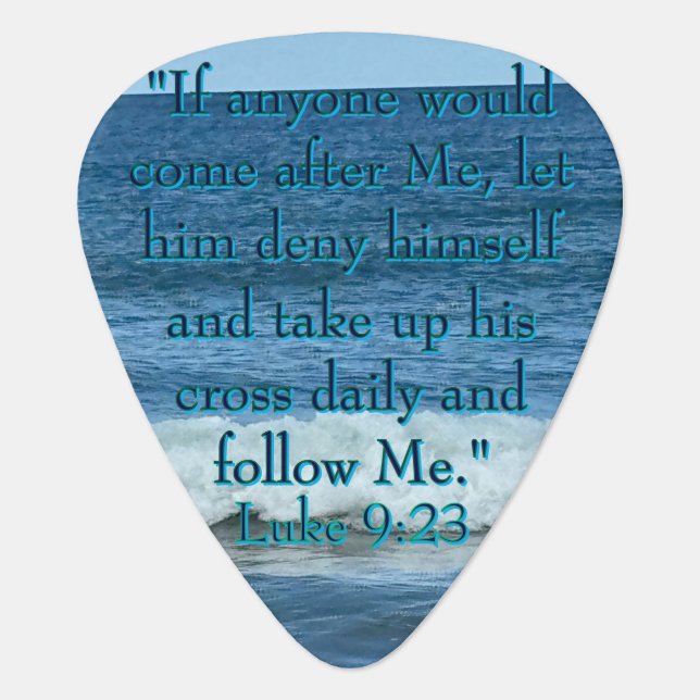 Deny Yourself  Guitar Pick (Front)