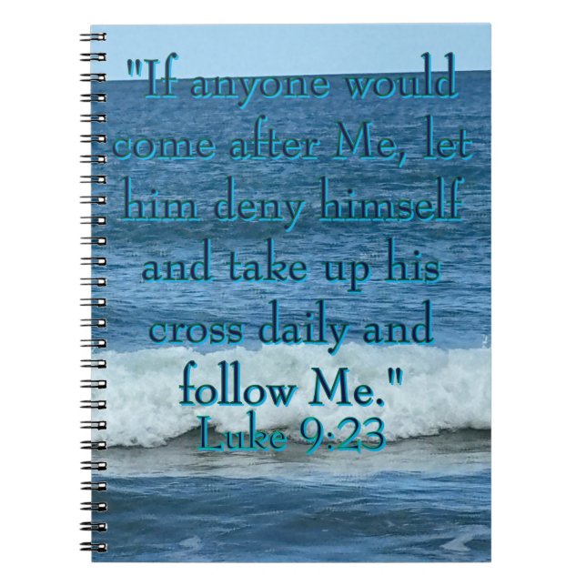 Deny Yourself  Notebook (Front)