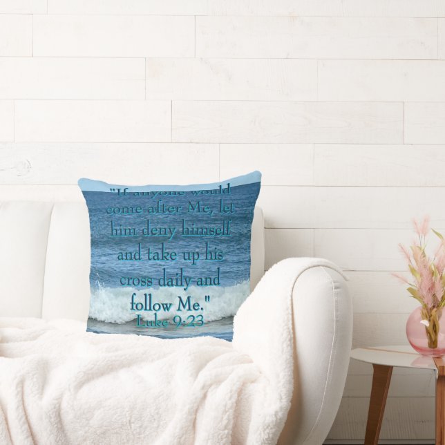 Deny Yourself Square Pillow (Couch)