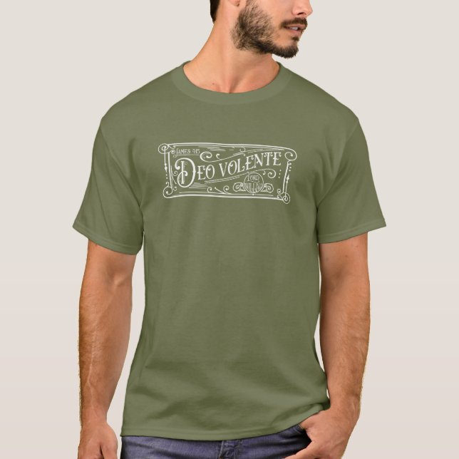 Deo Volente Vintage Victorian T-Shirt (Front)