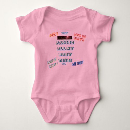 DEP Ace Baby Tests Baby Bodysuit