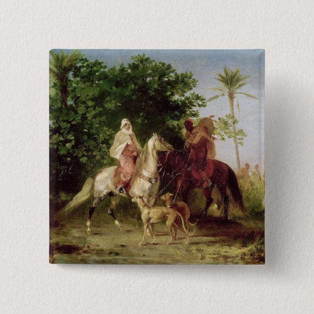 Departing for the Hunt Button (Front)