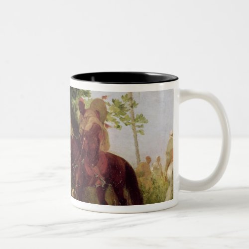 Departing for the Hunt Two_Tone Coffee Mug