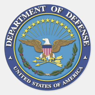 Department of Defense Classic Round Sticker