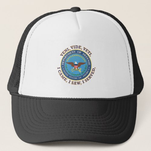 Department of Defense DOD VVV Shield Trucker Hat