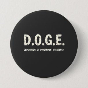 Department Of Government Efficiency Doge Dog Button