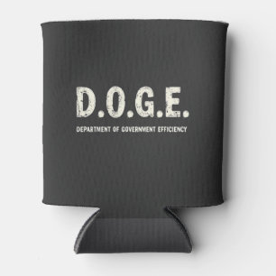 Department Of Government Efficiency Doge Dog Can Cooler