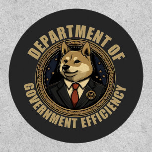 Department Of Government Efficiency Doge Dog Patch