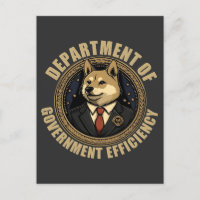 Department Of Government Efficiency Doge Dog