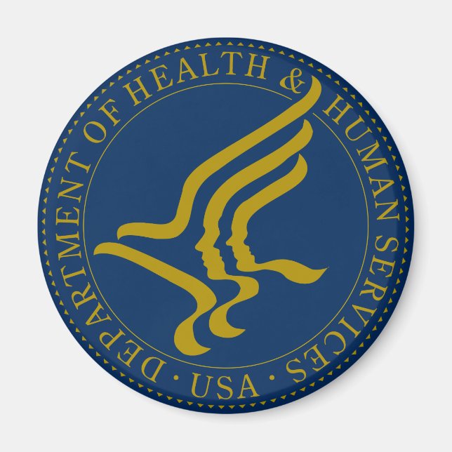 Department of Health and Human Services Magnet (Front)