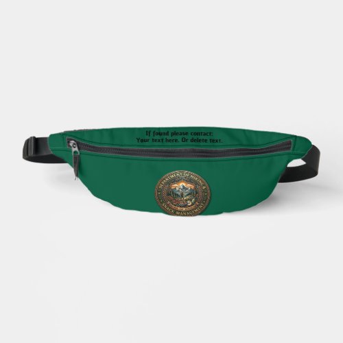 Department of Hiking and Snack Management Fanny Pack