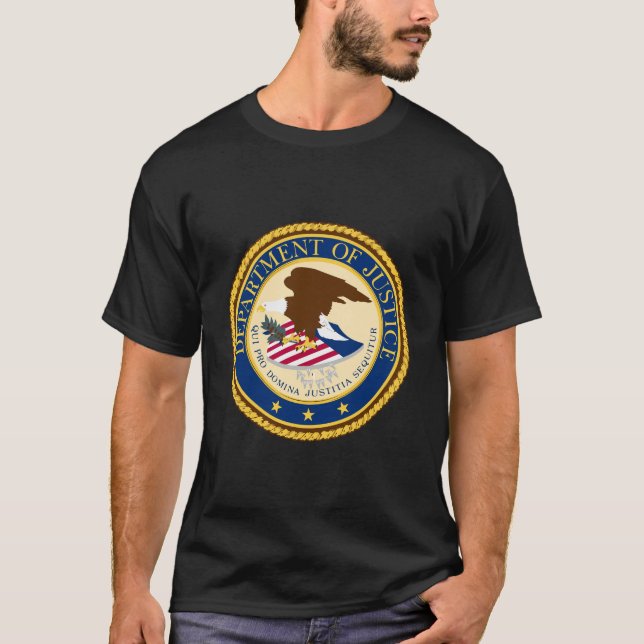 Department Of Justice Doj T-Shirt (Front)
