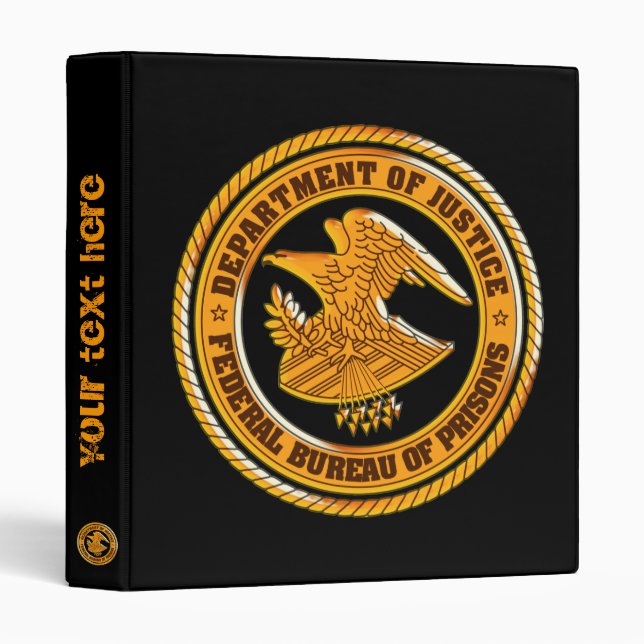 Department of Justice | Eagle Binder (Front/Spine)