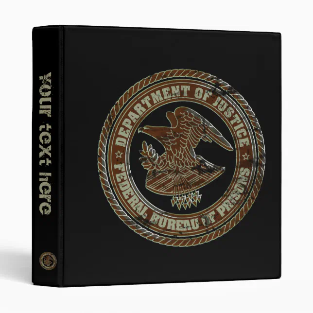 Department of Justice Eagle Binder Zazzle