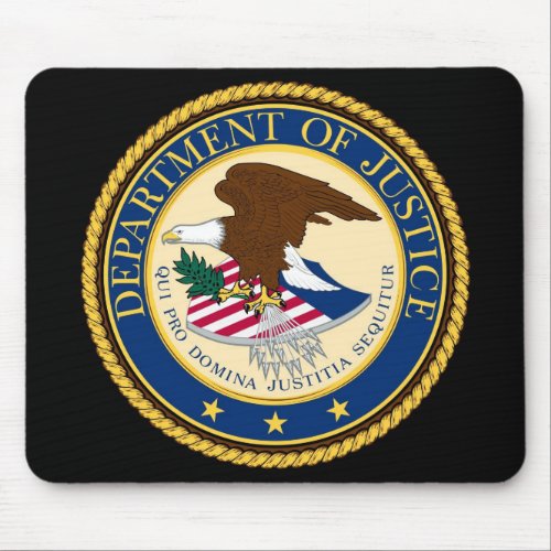 Department of Justice Mouse Pad