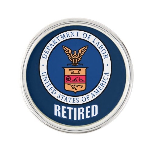 Department Of Labor Retired Lapel Pin