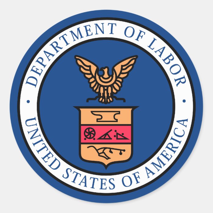 Department of Labor Stickers