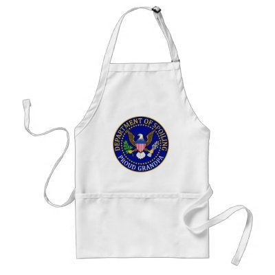 Department of Spoiling - Proud Grandpa Adult Apron