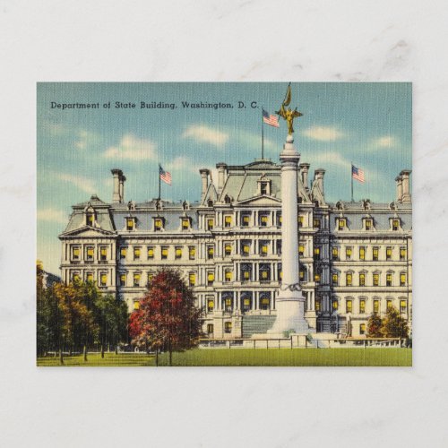 Department of State Building Washington DC Postcard