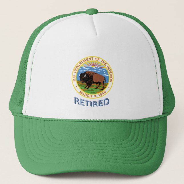 Department of the Interior Retired Hat (Front)