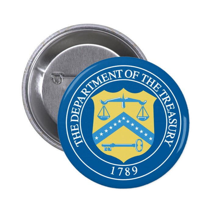 Department of the Treasury Buttons