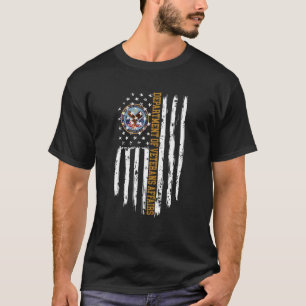 Department Of Veterans Affairs American Flag T-Shirt