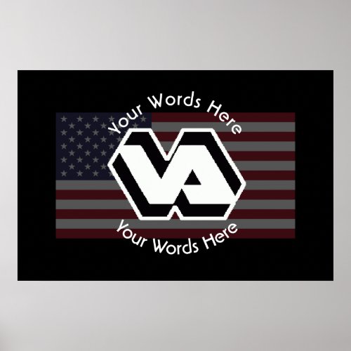 Department of Veterans Affairs VA Logo Poster