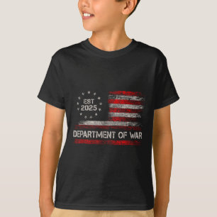 Department Of War Established 2025 Re-established T-Shirt