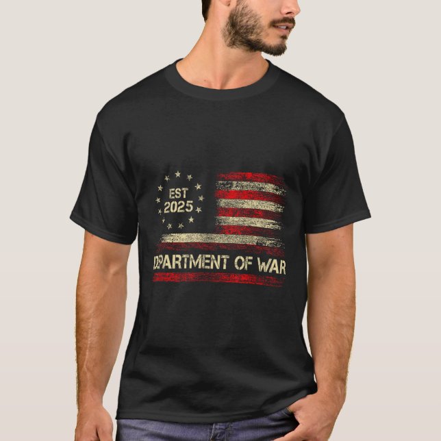 Department Of War Established 2025 Re-established  T-Shirt (Front)