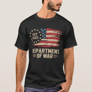 Department Of War Established 2025 T-Shirt