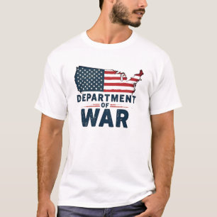 Department Of War Vintage USA Flag T-Shirt