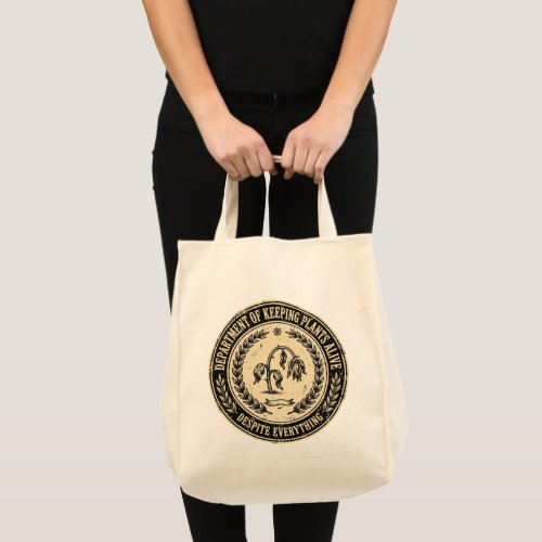 department of Watering My Plants 57 Plants Funny  Tote Bag