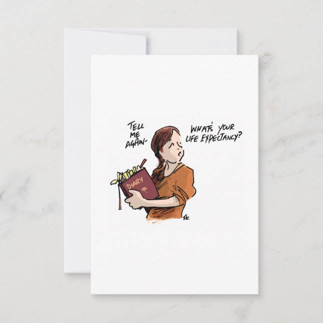 Departure Lounge Cancer Postcard (Front)