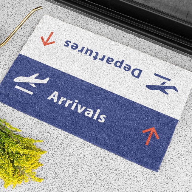 Departures Arrivals Doormat (Creator Uploaded)
