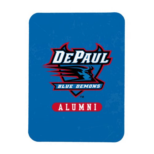 DePaul University Alumni Distressed Magnet