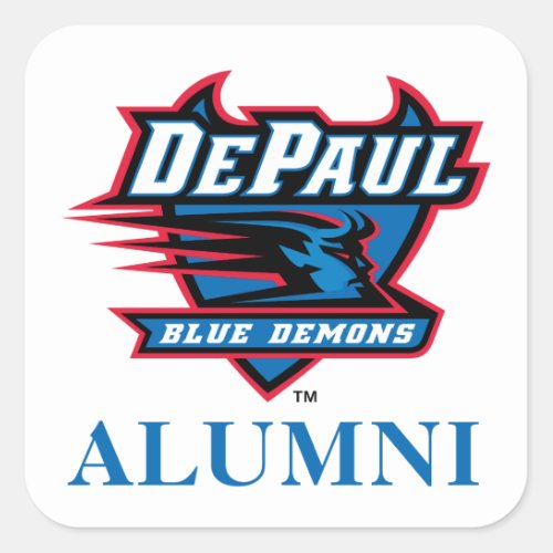 DePaul University Alumni Square Sticker