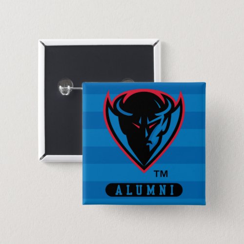 DePaul University Alumni Stripes Button