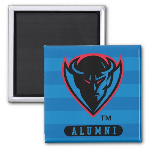 DePaul University Alumni Stripes Magnet