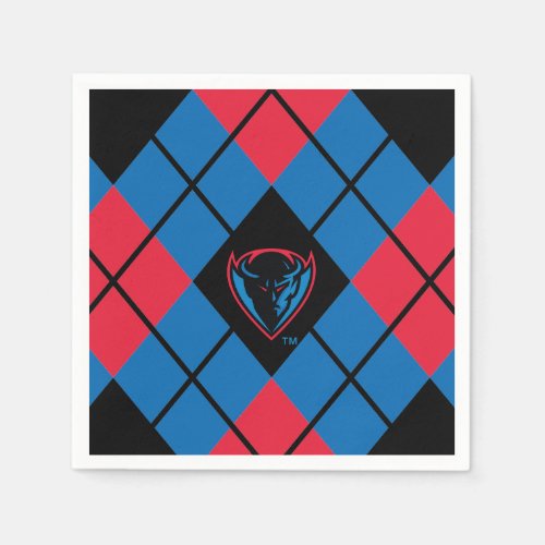 DePaul University Argyle Napkins