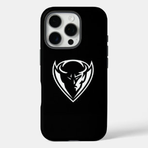 DePaul University Blue Demon Mascot Black Logo iPhone 16 Pro Case